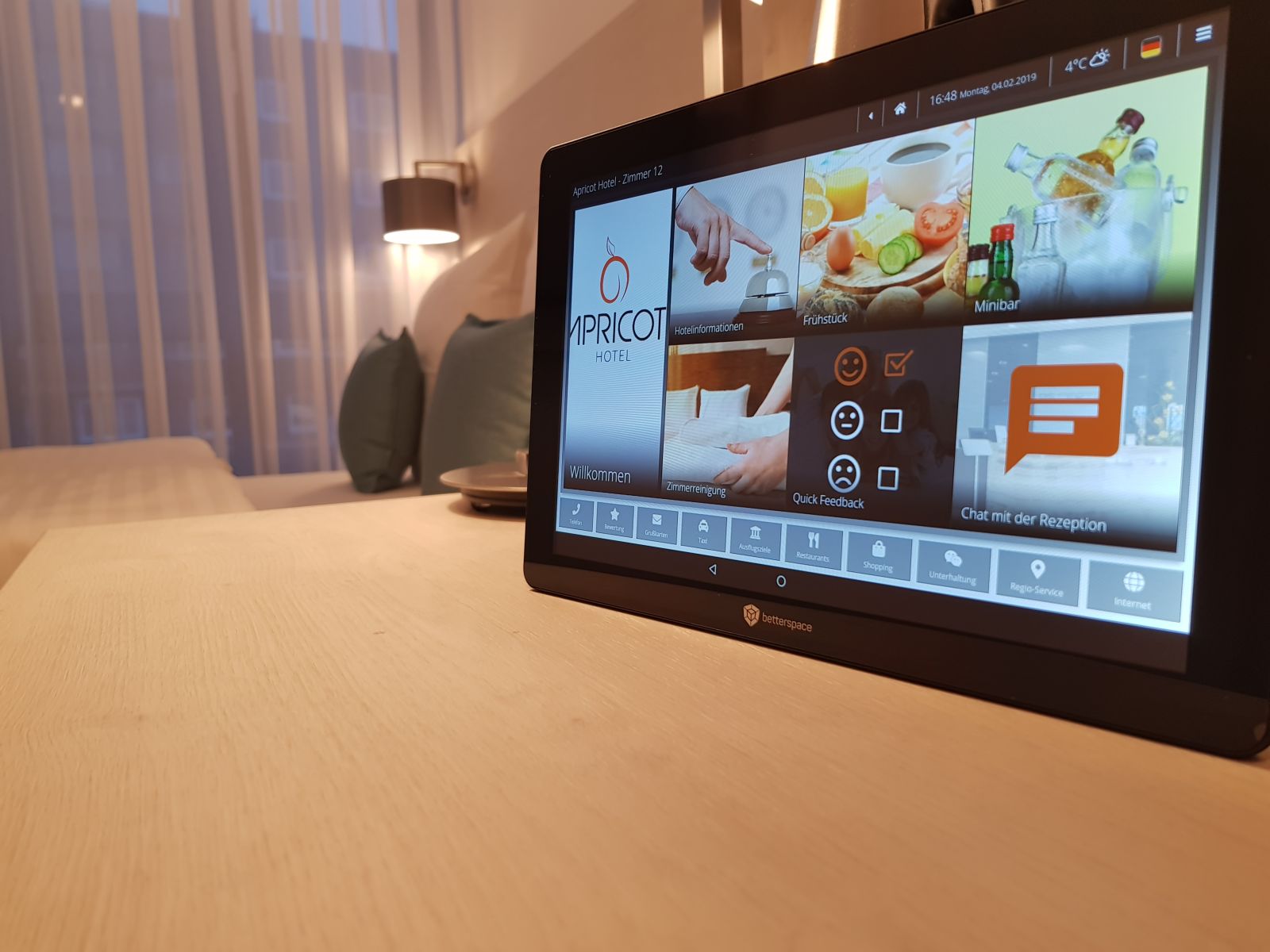 Einzelzimmer im Apricot Hotel Hamburg